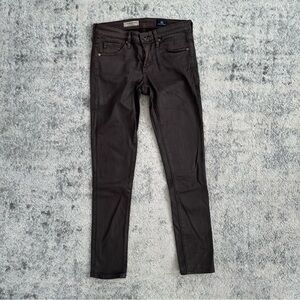 Dark Brown AG Jeans (The Legging Ankle - Super Skinny) Size 24R